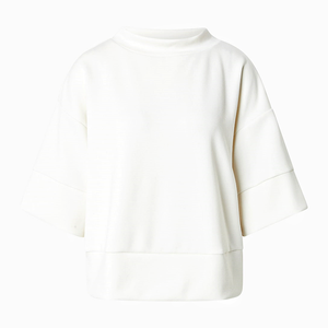 Coton biologique de qualité supérieure pour femmes Logo imprimé personnalisé ample grande taille respirant écologique Sport sweat automne printemps - Product Image 1