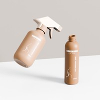 Bouteille PET de 200 ml et 300 ml avec pulvérisateur pour liquides, récipient de haute qualité