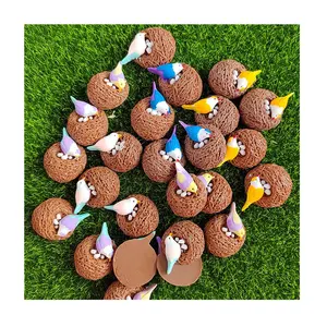 100Pcs/Lot Artificial Bird Nest Rattan With Birds Eggs Easter Craft For Home Fairy Garden Yard Party Decoration Supply