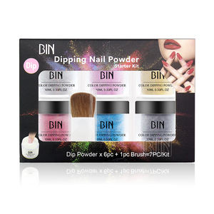 BIN, venta al por mayor, logotipo personalizado, conjunto de polvo de inmersión de belleza <span class=keywords><strong>para</strong></span> <span class=keywords><strong>uñas</strong></span> <span class=keywords><strong>para</strong></span> mujer, <span class=keywords><strong>kit</strong></span> de polvo de inmersión de <span class=keywords><strong>uñas</strong></span> acrílico de secado rápido - Product Image 3