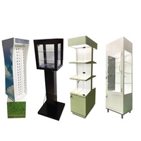 Équipement de supermarché présentoir blanc double face recyclable étagère en bois sur pied pour épicerie et présentoir à biscuits