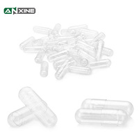 Capsules végétariennes vides HPMC, capsules vides transparentes, naturelles, végétaliennes, tailles 000, 00, 0, 1, 2, 3, 4, capsules en pullulan