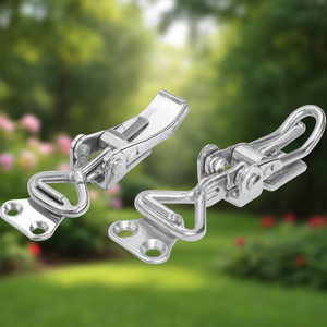 Clip à ressort réglable en acier inoxydable avec fermeture auto-agrippante HFQ46 25 50 PKWSAJ1 PKWSAJ2 - Product Image 2