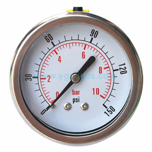 2.5 ''bình luận tốt nhất tất cả các thép không gỉ dầu điền đo áp suất - Product Image 4