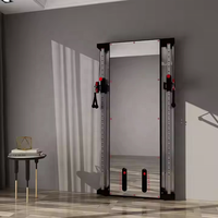 Máquina de Entrenamiento Funcional Profesional para Montar en la Pared, con Doble Cable, para Entrenamiento de Fuerza y Potencia