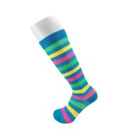Chaussettes de compression personnalisées pour femmes et hommes, chaussettes de circulation athlétique, course à pied, randonnée, chaussettes de compression à pois tendance