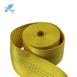 Tianmaダブルレイヤーライト合成繊維ワイヤークランプリフティングベルトまたはポリエステルフラットウェビングスリングカスタマイズされたエスリンガ - Product Image 2