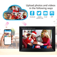 High Resolution 10" Motion Sensor Android Digital Photo Frame WiFi With Android IOS Cloud App