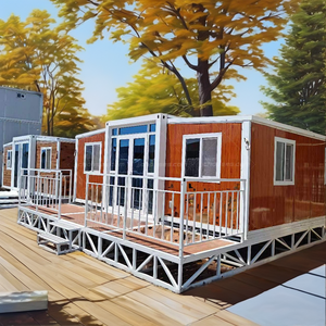 Casa Contenedor Expandible Prefabricada, Impermeable, Transpirable, de Metal, Grosor Estándar, de 20 Pies, 40 Pies, 30 Pies, con Dos Dormitorios - Product Image 6