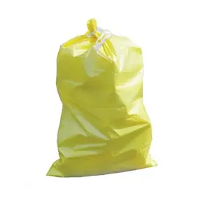 25kg Plastic Fertilizer Packaging Bags Plastic White Empty Polypropylene Bag Sacks For Packing