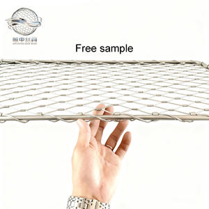 Filet de sécurité en acier inoxydable - Filet flexible à clips, barrière de garde-corps d'escalier/filet d'enclos de zoo, spécifications personnalisées de mailles et de fils - Product Image 1