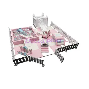 Bettaplay Roze En Witte Zachte Speelmat Zachte Speeltoestellen Binnenspeeltuin Kinderen Soft Play Set