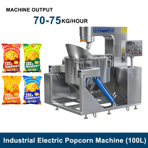 Công Suất Lớn Khí Thương Mại Pop Ngô Sản Xuất Máy Cho Ngành Công Nghiệp Bỏng Ngô Sản Xuất Chế Biến Máy Móc Dòng Nhà Cung Cấp - Product Image 2