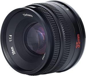 Objectif fixe à mise au point manuelle 7artisans 35 mm F1.4 Mark II APS-C à grande ouverture pour appareils photo hybrides Sony E-mount A6500 A6300 <span class=keywords><strong>A6100</strong></span> - Product Image 4