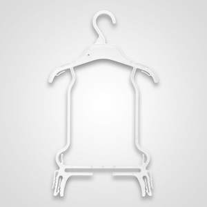 Premium Toddle <b>Frames</b> <b>Plastic</b> Set Clothing Store Kids Hangers Baby for Cloths HY-4031 - Product Image 2