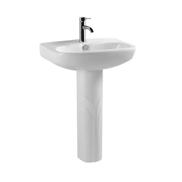 High quality bathroom indoor wash sink pedestal basin