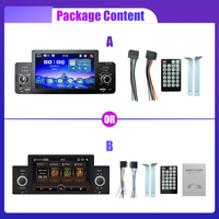 Radio Universal 1Din de 5 Pulgadas para Auto, Reproductor Multimedia MP5 con Carplay, Estéreo para Auto con Control Remoto BT, Reproductor MP5 con DVD