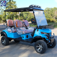 Voiture de golf électrique tout-terrain 4 places, nouvelle génération, 5 kW, batterie lithium, pour adultes, voiture de club
