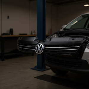 Calandre avant d'origine Volkswagen Jetta 2011-2014, plastique noir, neuve, pour réparation et mise à niveau - Product Image 2