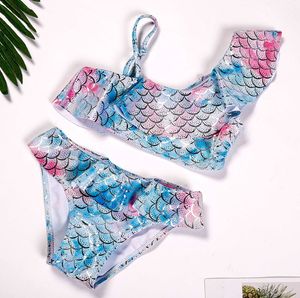 All'ingrosso costume da bagno Bikini a <span class=keywords><strong>due</strong></span> pezzi sirena per bambini - Product Image 4