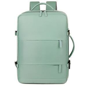 Minimalist Outdoor Thin Large Capacity Waterproof Unisex <b>Laptop</b> <b>Backpack</b> with Usb and Zipper Closure - Product Image 1