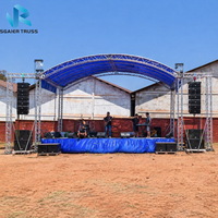 Goo Price - Estructura de Techo Arqueada Profesional para Exhibición con Iluminación de Escenario de Alta Calidad
