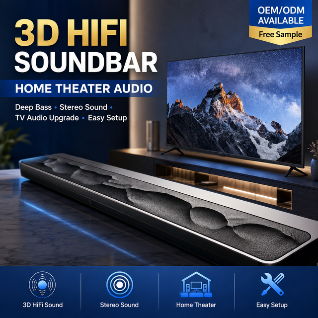 Support CKD SKD 30W TV Sound Bar Wireless Portable Home Surround Soundbar for PC Theater TV Speaker Home Theater Systems