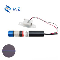 Module laser compact D18mm UV bleu violet 405nm, puissance réglable 150mW 200mW, objectif Powell, générateur laser