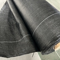 Toile de paillage agricole en plastique tissé imperméable PE/PP pour le contrôle des adventices et l'aménagement paysager