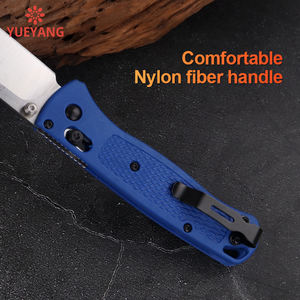 سكين جيب قابل للطي من YUEYANG بشفرة من الصلب S30V مع مشبك وقفل أمان ومقبض من ألياف النايلون الزجاجية غير القابل للانزلاق، مناسب للحمل اليومي والتخييم في الهواء الطلق، ويدعم تصنيع المعدات الأصلية - Product Image 4