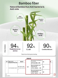 Men's <strong>Bamboo</strong> <strong>Fiber</strong> Cotton Crew Neck Short Sleeve Undershirt <strong>T-Shirt</strong> Cool Feeling Breathable Soft Eco-Friendly Moisture-Wicking - Product Image 4