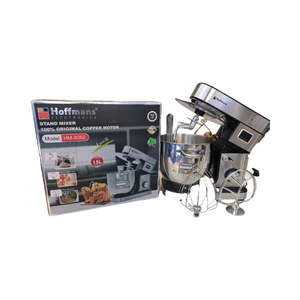 Batteur sur socle Hoffmans 2000W 220V, bol en acier inoxydable grande capacité 15L, pour la préparation des aliments et des pâtes, idéal pour la cuisine domestique en Afrique - Product Image 5