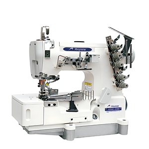 AS562-02BB New Flat Bed Interlock Industrial <b>Sewing</b> <b>Machine</b> with Rolled-edge <b>Cover</b> Stitch - Product Image 1