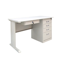 Meubles de bureau à domicile de qualité grade Table en métal Bureau d'ordinateur en acier pour le personnel étudiant