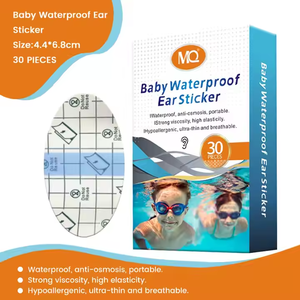 Baby Waterproof Ear Stickers Hot Trending Soft Anti Water Entry for Swimming <b>Shower</b> - Product Image 4