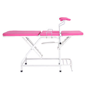 Cama Obstétrica Manual a Precio de Fábrica, Mesa de Partos de Acero Inoxidable, Silla de Ginecología Plegable que Ahorra Espacio - Product Image 6