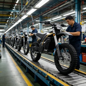 Motocicleta Todoterreno 2026 de 95 Km/h, con Batería de Litio de 72V, Modelo DT-PRO de Alto Rendimiento, Alcanza Velocidades de hasta 95 km/h - Product Image 4