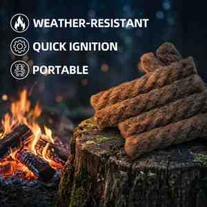 ชุดจุดไฟกันน้ำ Baiyuheng สำหรับนักล่าสัตว์  แท่งจุดไฟแบบพกพา <span class=keywords><strong>ประเภท</strong></span>แท่งจุดไฟ - Product Image 3