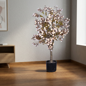 Planta Artificial, Flor de Margarita Blanca, Árbol en Maceta - Product Image 2