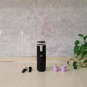 Portable 2-in-1 Mini USB Rechargeable Wireless Drip/Capsule Espresso Coffee Maker Pure <b>Copper</b> Motor Battery Power Portable Espre - Product Image 2