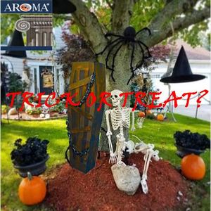 Atrezzo Animatrónico de Ataúd Espeluznante de 1.5 Metros para Halloween, Decoración para Jardín, Casa Embrujada, Fiesta, Decoración de Pared - Product Image 4