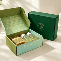 Boîte en carton ondulé personnalisée en gros avec impression de logo, boîte d'expédition en carton ondulé pour cosmétiques, huiles essentielles, savon