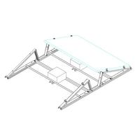 Système de montage solaire photovoltaïque professionnel pour toits plats, en alliage zinc-aluminium-magnésium, garantie 25 ans, galvanisation à chaud – Tendance actuelle