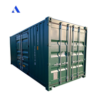 Conteneur maritime en acier Corten de 20 pieds de la marque ACE, avec porte latérale à ouverture facile de 20 pieds (20GP) et une porte latérale à ouverture unique.
