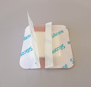 Vendajes de silicona coloridos, apósito para heridas para el cuidado de heridas, autoadhesivo, vendaje de espuma con borde de silicona suave - Product Image 6