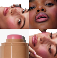 Bâtons de blush hydratants véganes best-sellers pour lèvres et joues, haute pigmentation, longue tenue, résistants à l'eau, ingrédients minéraux, pour carnations claires