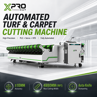 Machine de découpe et de roulage de gazon artificiel XPRO CUT X5, 4880 mm, 4 kW, contrôle servo PLC, certifiée CE pour les terrains de sport