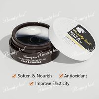 Patchs Hydrogel pour les Yeux au Collagène Doré 24K OEM ODM, Patchs Éclaircissants pour les Yeux au Collagène Double Couleur