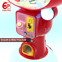Distributeur automatique de jouets commercial personnalisé à monnayeur pour 1 joueur avec écran numérique interactif et machine à capsules