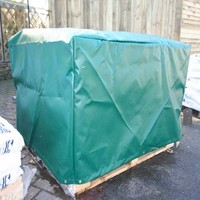 Housse de palette en PVC imperméable à LOGO personnalisé pour sac de couverture de palette en plastique de cargaison et de conteneur